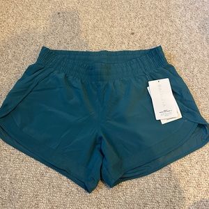 Teal Athleta Athletic Shorts